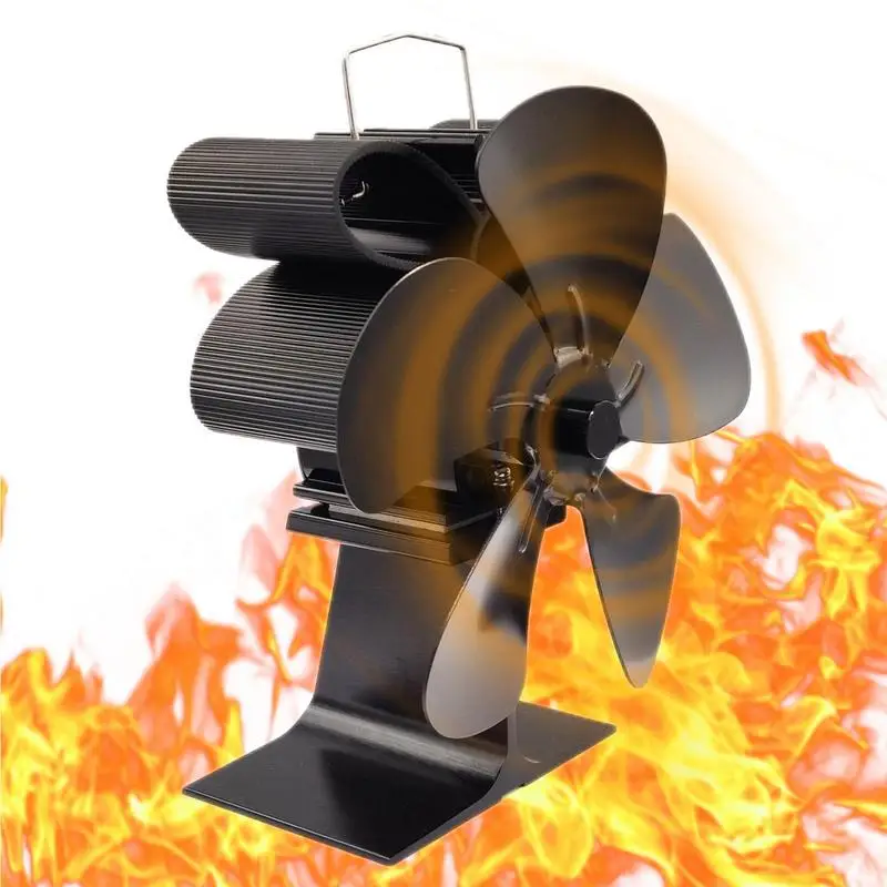 Вентилатор с топлинна задвижване, Неэлектрическая камина печка, Хоризонтален въздушен поток, износоустойчиви аксесоари за дърва на дърво