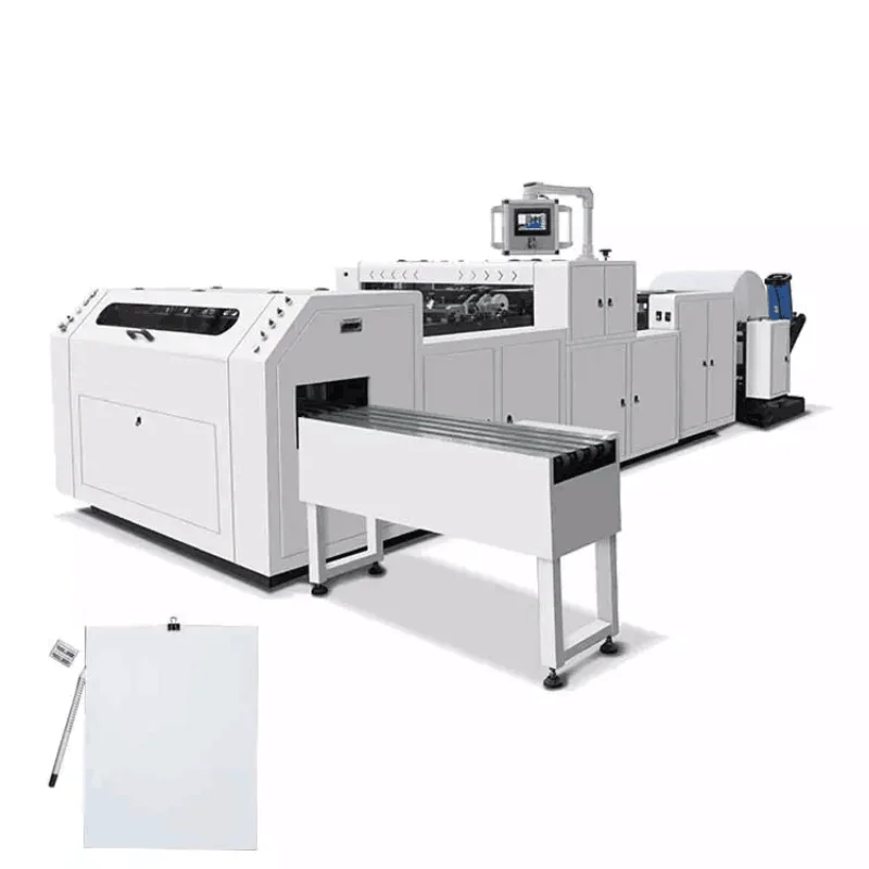 Високо-производителни обзавеждане за пренавиване на ролка хартия Машина за бързо рязане на хартия Автоматична машина за рязане на хартия за файлове във формат А3 и А4