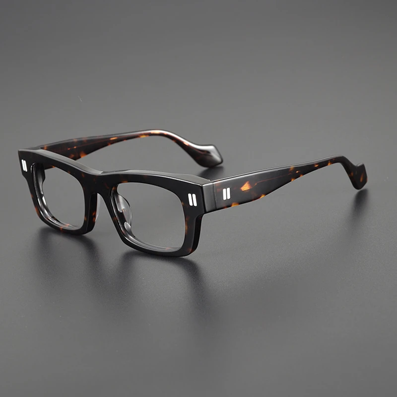 Висококачествени Ацетатные оптични Рамки за очила, Мъжки, Женски Реколта Правоъгълни очила за късогледство рецепта 2023 година Нови Дизайнерски Очила