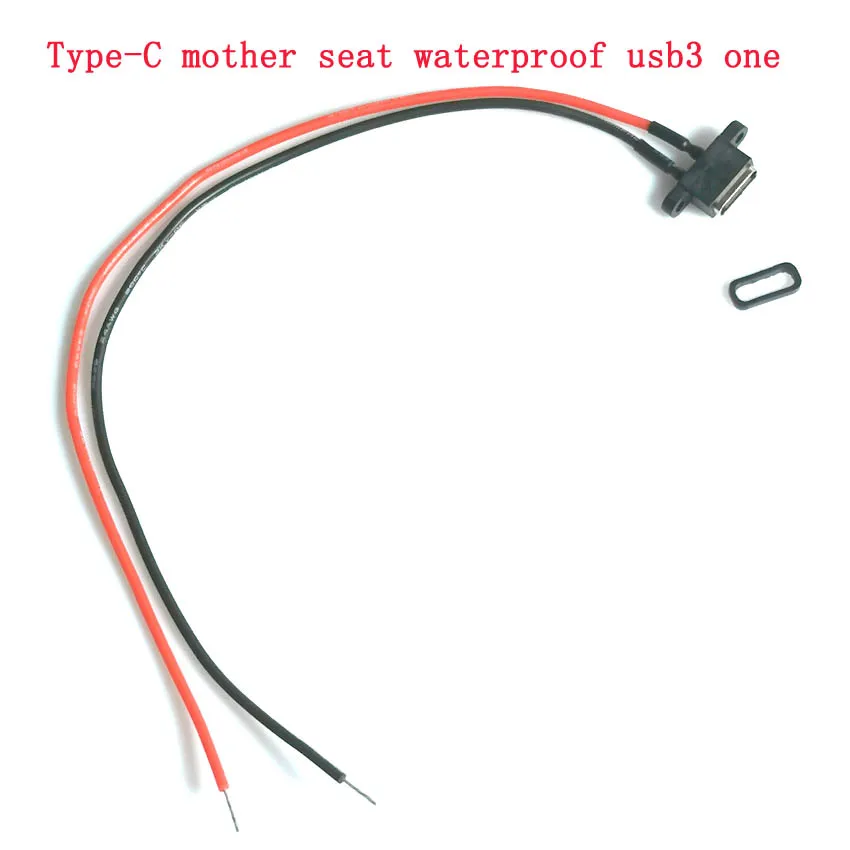 Водоустойчив конектор Type-C, жак за заваръчна тел, жак за свързване на порта type C, интерфейс за зареждане 2pin с вход за заваръчна тел