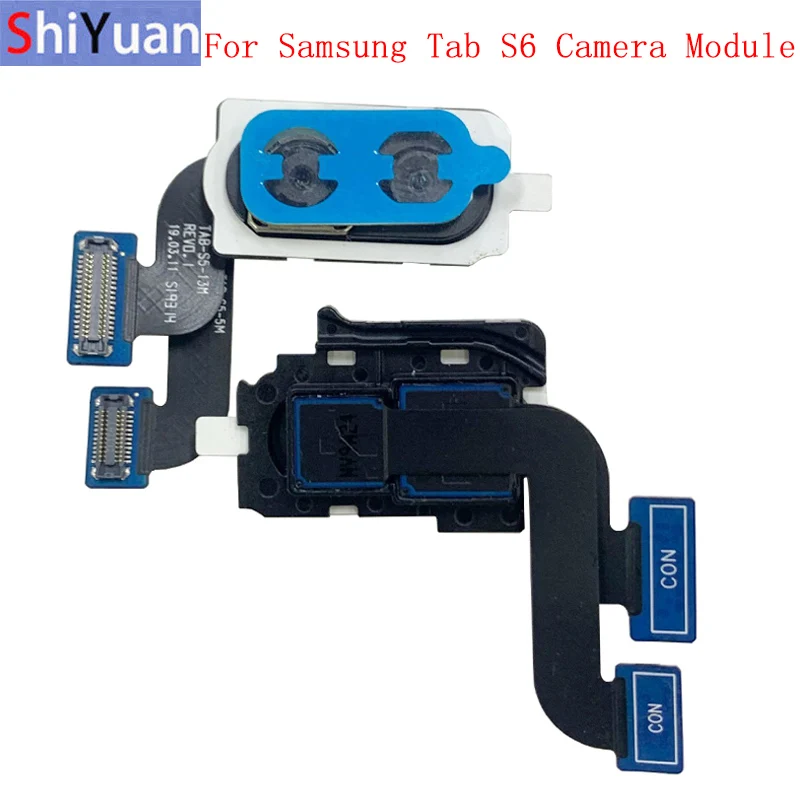 Гъвкав кабел на гърба на предната камера Samsung Tab S6 T860 T865 Ремонт на основния модул голям Малка камера Резервни части