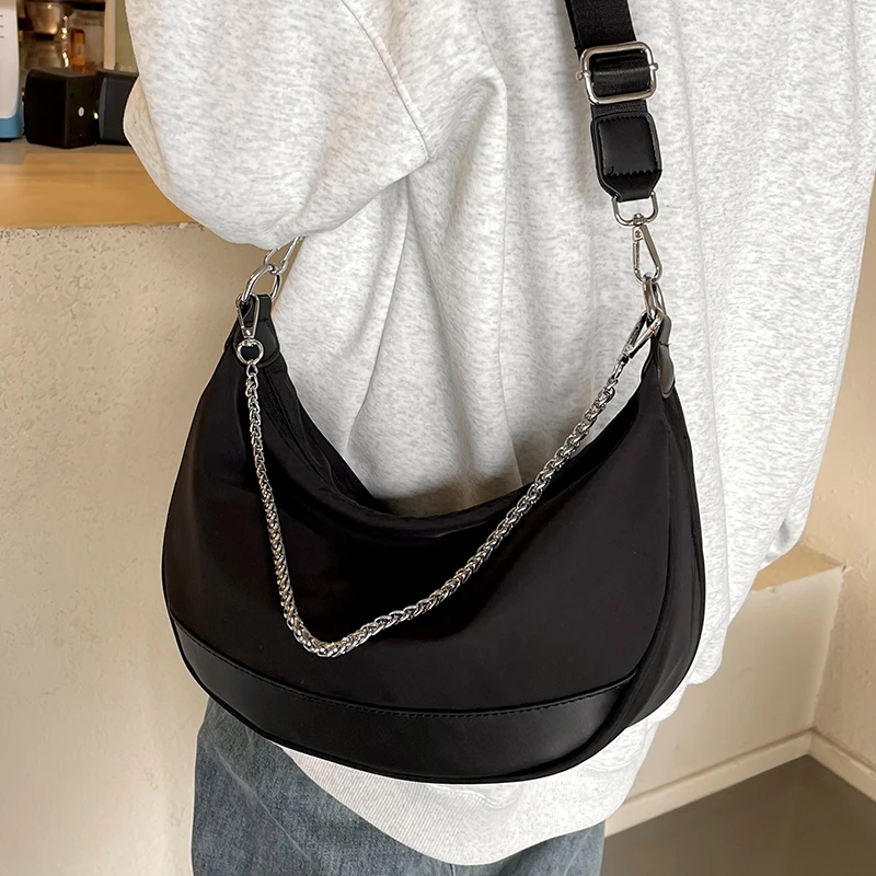 Дамски лека удобна чанта фина работа с цип, откриване и закрывающаяся пазарска Чанта на едно рамо за междуградски пътувания