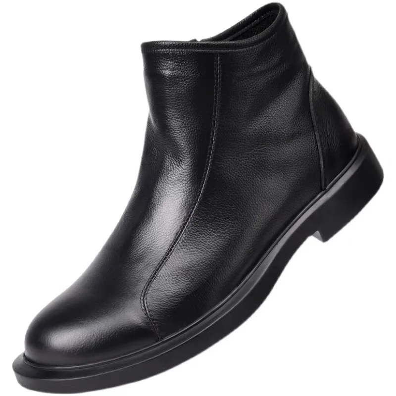Дейв&D/ Модерен Пролетно-есенни мъжки обувки в Британския стил; Ежедневни обувки на дебела подметка От естествена кожа; Къса обувки; Мъжки 38-45