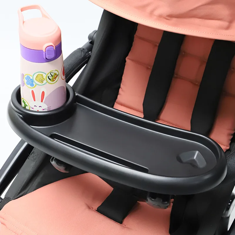 Детска количка с чиния количка с чиния подлакътник укрепване чиния поднос за хранене, детска количка и кошница за чадъри аксесоари