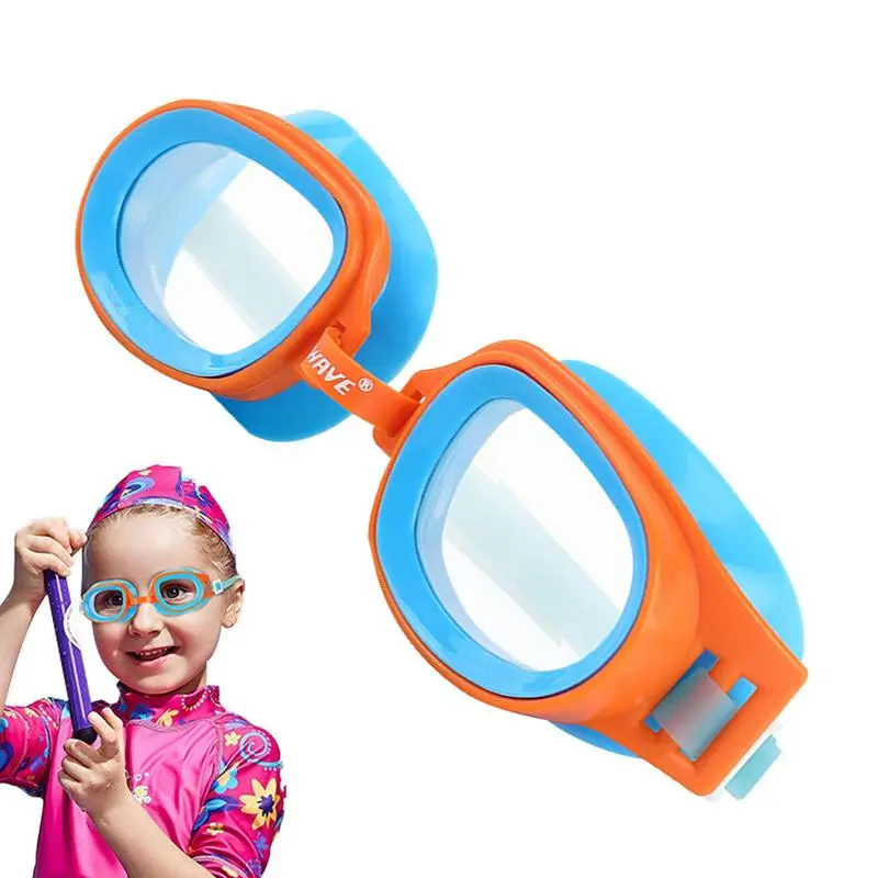 Детски очила за момчета, водоустойчив очила за плуване с висока разделителна способност, очила за плуване със защита от ултравиолетови лъчи за момичета, очила за плуване в басейна, на плажа