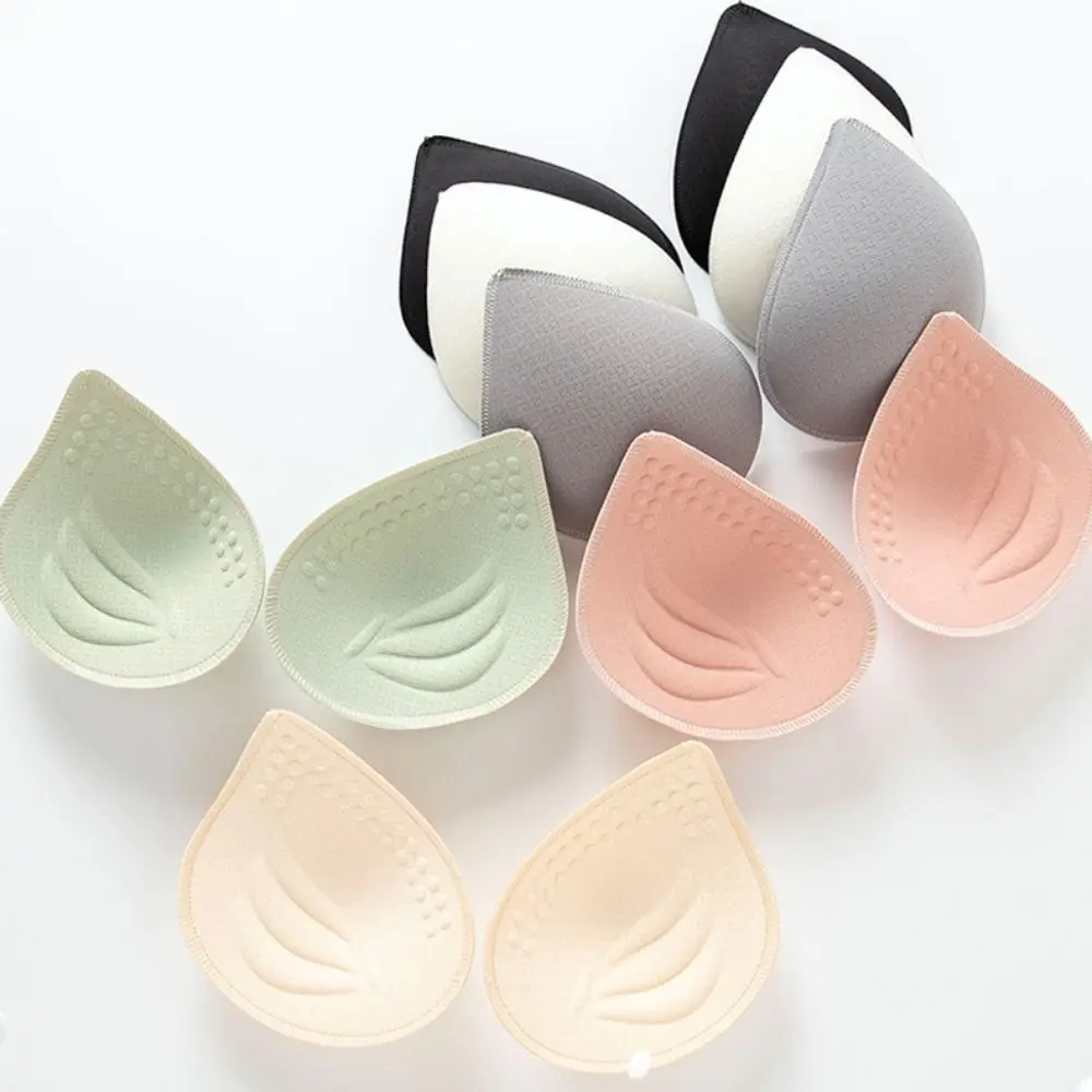 Дишащи отличителни чаша бански Свалящ Гъба Невидими накладки за сутиен за Поставяне на гърдата Накладки за гърдите повдигащ Накладки за гърдите