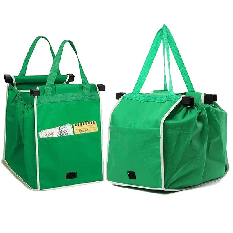 Дългогодишна сгъваема множество чанта за магазин, удебелена количка за пазаруване в супермаркет, чанти за пазаруване, ръчни чанти за магазин за хранителни стоки