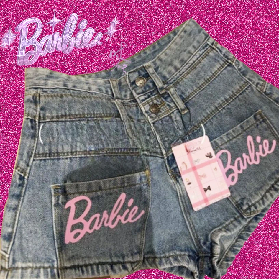 Дънкови шорти кукли Барби Kawaii Trendy Movie Hot Pants Стилни стръмни модни модерен панталон с висока талия и удобен за подарък момичета