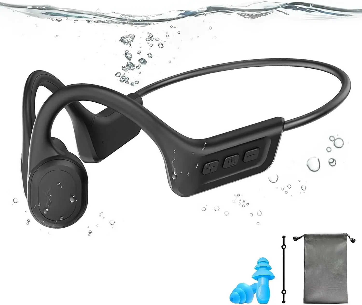 за aftershokz Bluetooth слушалки с костна проводимост 32GMemory Sports за xiaomi Водоустойчив плувни слушалки за shokz open ear