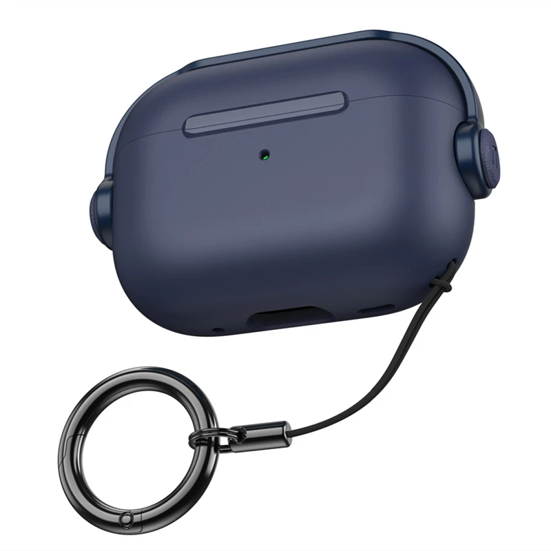 За Airpods Pro 2 калъф Творчески калъф за слушалки с ключалка за слушалки за Apple Airpods 3 Pro USB C 2-ро и 3-то поколение TPU Shell