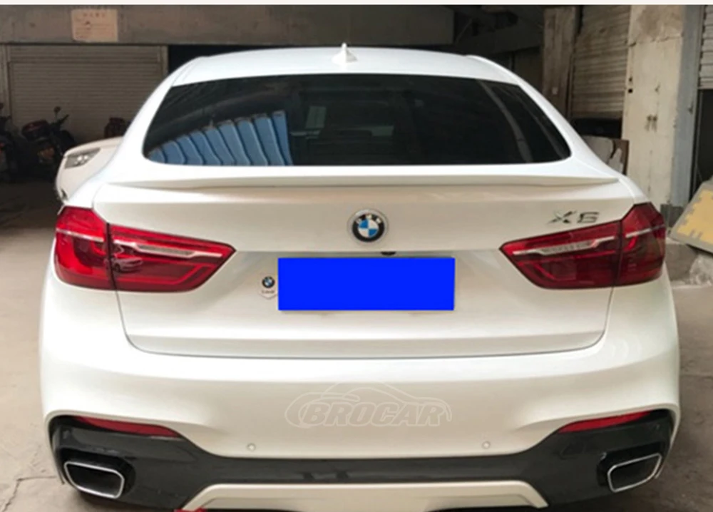 За BMW X6 X Серия X6 F16 Спойлер 2014-2017 M Performance Style Материал ABS Неокрашенный Спойлер на Задната Кутия Крило на Колата За Подреждане