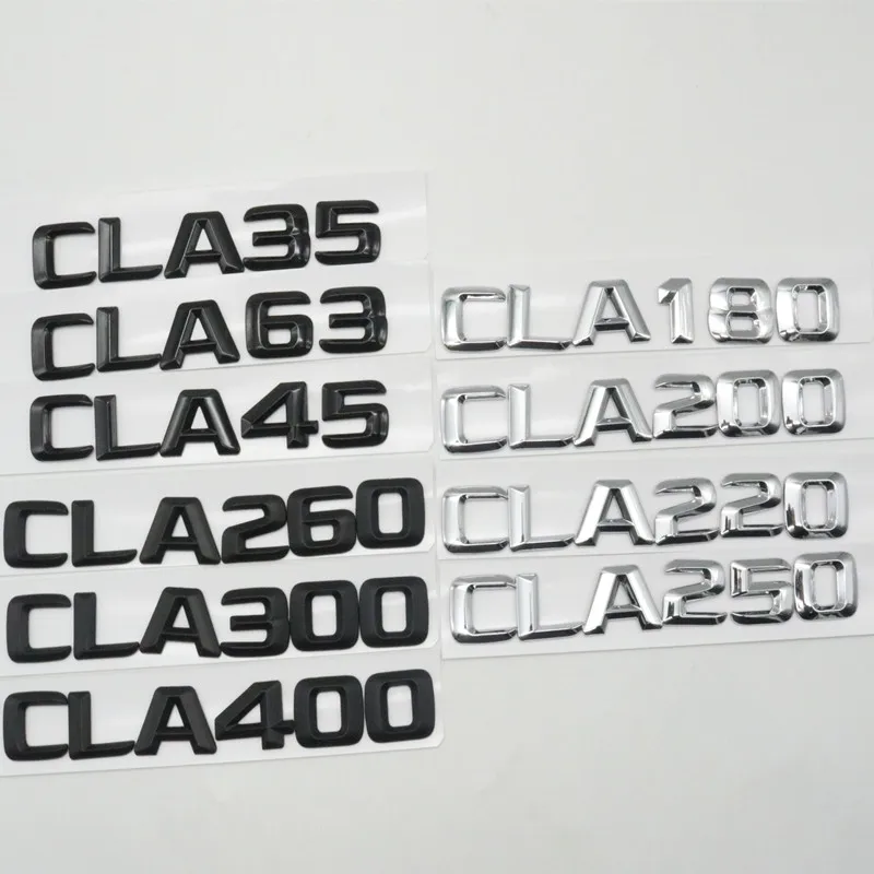 За CLA Class AMG CLA35 CLA45 CLA63 CLA180 CLA200 CLA220 CLA250 Багажника Заден Буквално икона Лого Емблема