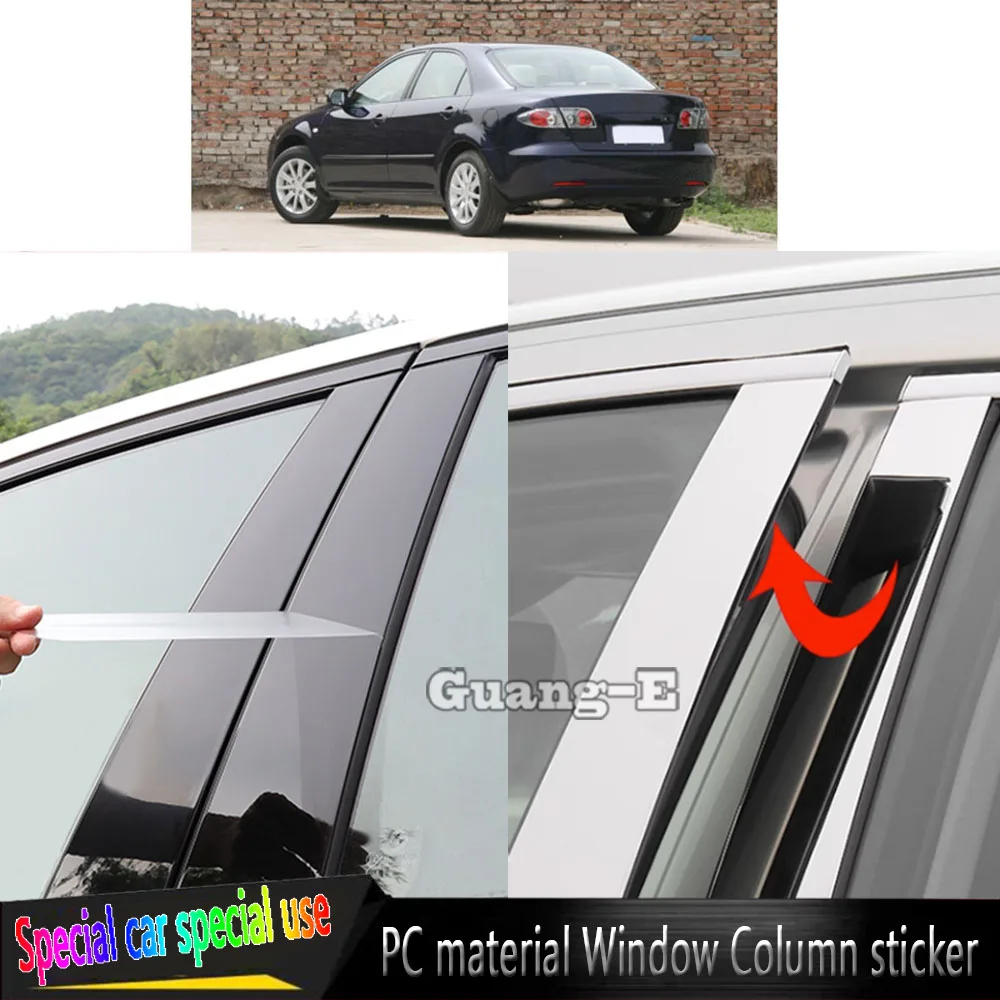 За Mazda 6 Mazda6 Седан 2006 2007 2008 2009 2010 2011 2012 2013 Авто TPU/гланц стикер на rack шкафове, огледала, стикера на вратата, прозореца