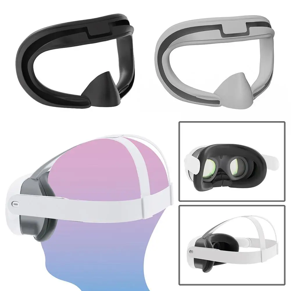 За Oculus Meta Quest3, светозащитная маска за очи, непромокаемая тампон за лице, аксесоари за виртуална реалност, които предпазват от пот, Моющаяся Пыленепроницаемая възглавница S4X1