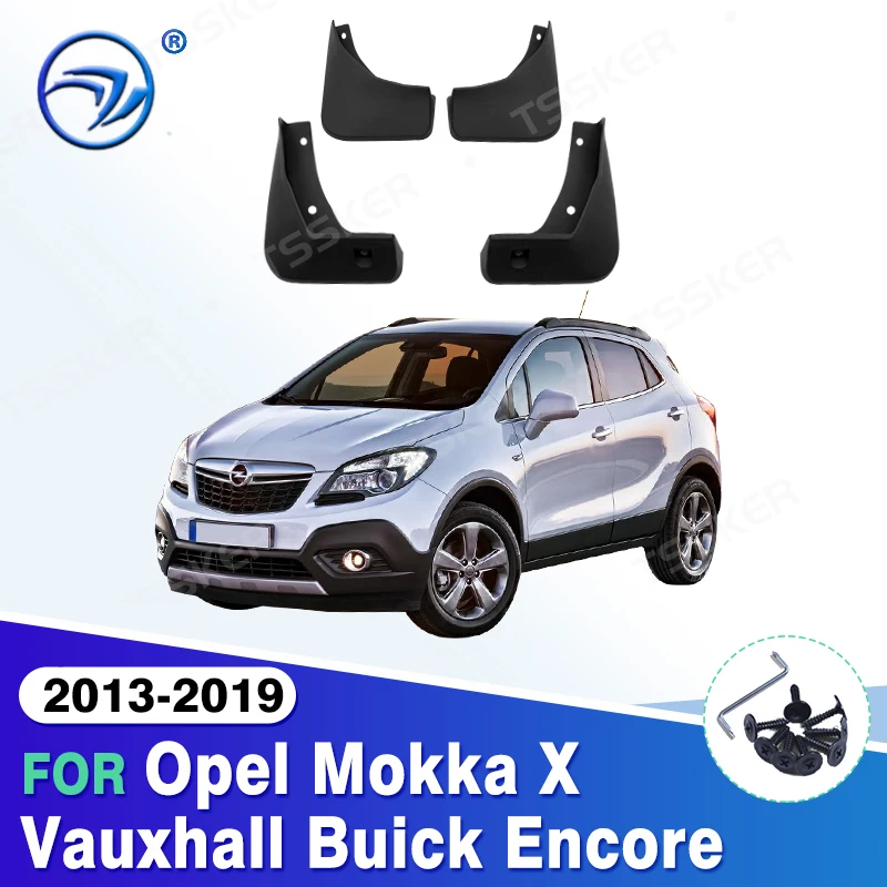За Opel Mokka X Vauxhall Buick Encore 2013-2019 Калници Преден Заден Комплект Брызговиков 2014 2015 2016 2017