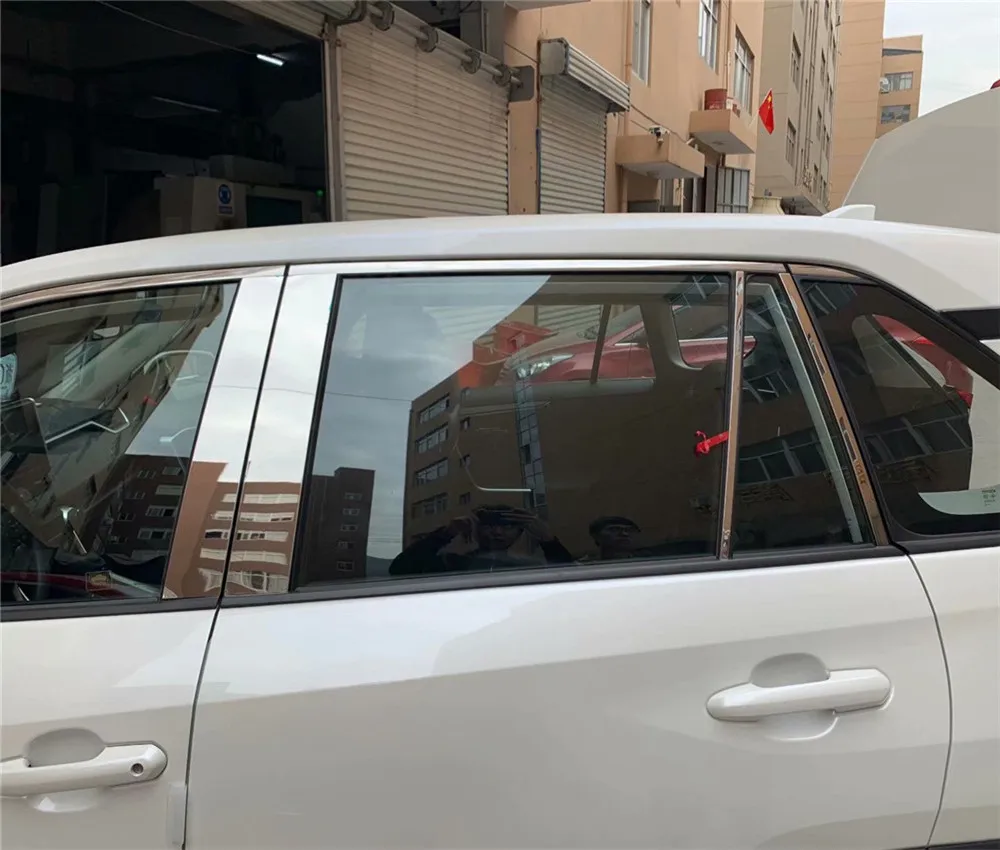 За Toyota RAV4 РАВ 4 2019 2020 2021, Тампон върху скарата прозореца на колата от неръждаема стомана, стикер за облицовки, външни Аксесоари