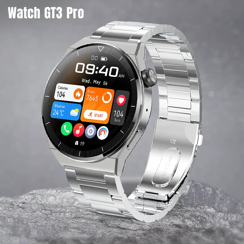 За Xiaomi Huawei GT3 Pro Смарт Часовници Мъжки 1,39-инчов HD Екран, Bluetooth Предизвикателство Спортни Часовници IP68 Водоустойчив Смарт Часовници 2024 Нови