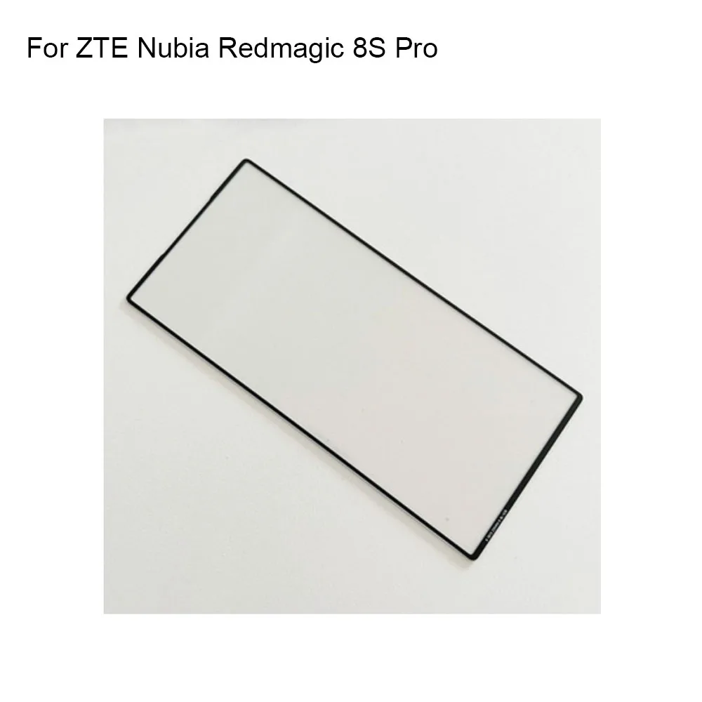 За ZTE Nubia Redmagic 8S Pro сензорен Екран Външна LCD Предния Панел на Екрана със Стъклен Капак на Обектива Без Flex Кабел Red magic 8 s Pro