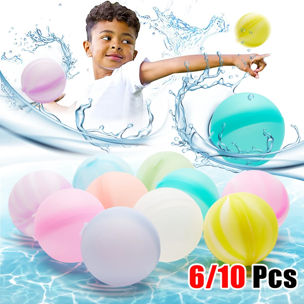 За многократна употреба водна топка за Многократна употреба водни топки калници Абсорбираща топката плажна играчка за басейна, играчка за парти край басейна, детски игри водни битки