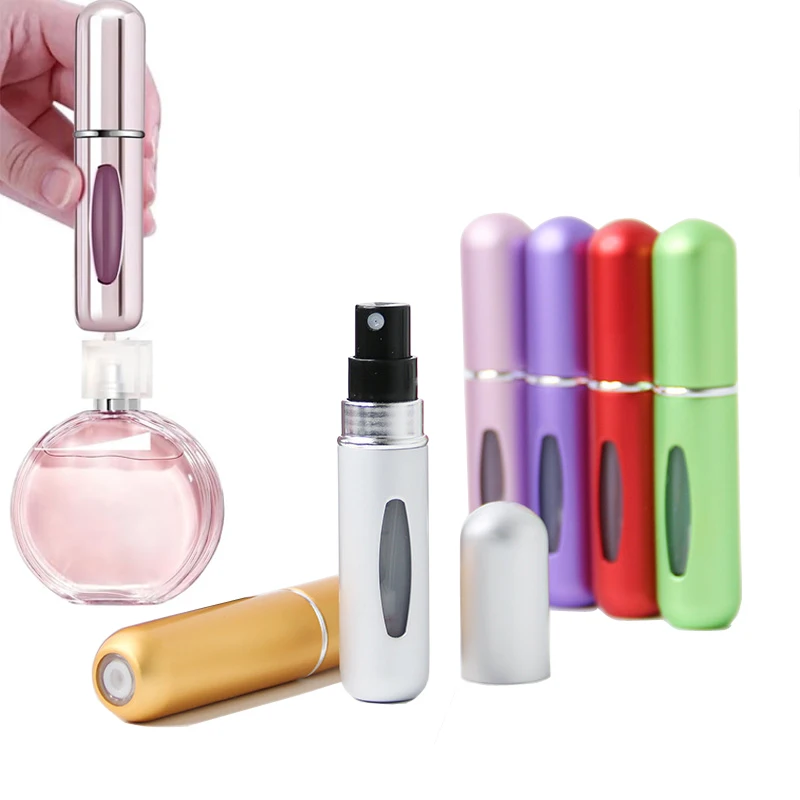 За многократна употреба парфюм обем 5/8 МЛ СЪС спрей, Ароматни помпа, Преносими Пътни Празни Козметични контейнери, Мини-спрей-спрей