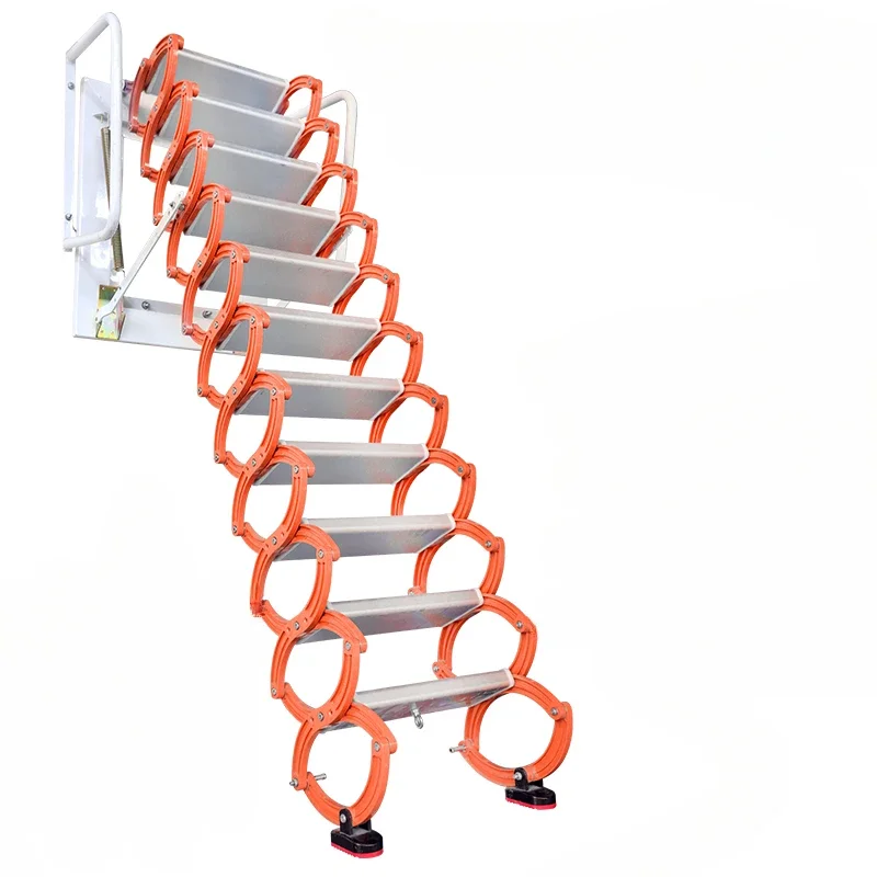 за телескопического стълба за повдигане, складного клон, натяжной, скрити на две нива, автоматична невидими стълби
