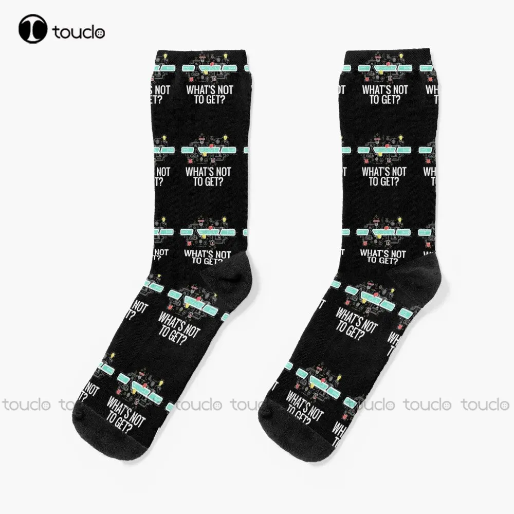Забавни ретро Реколта Студентски чорапи на Машиностроенето Мъжки Черни Чорапи Персонализирани Потребителски Унисекс Чорапи за възрастни, Юноши и младежи Арт