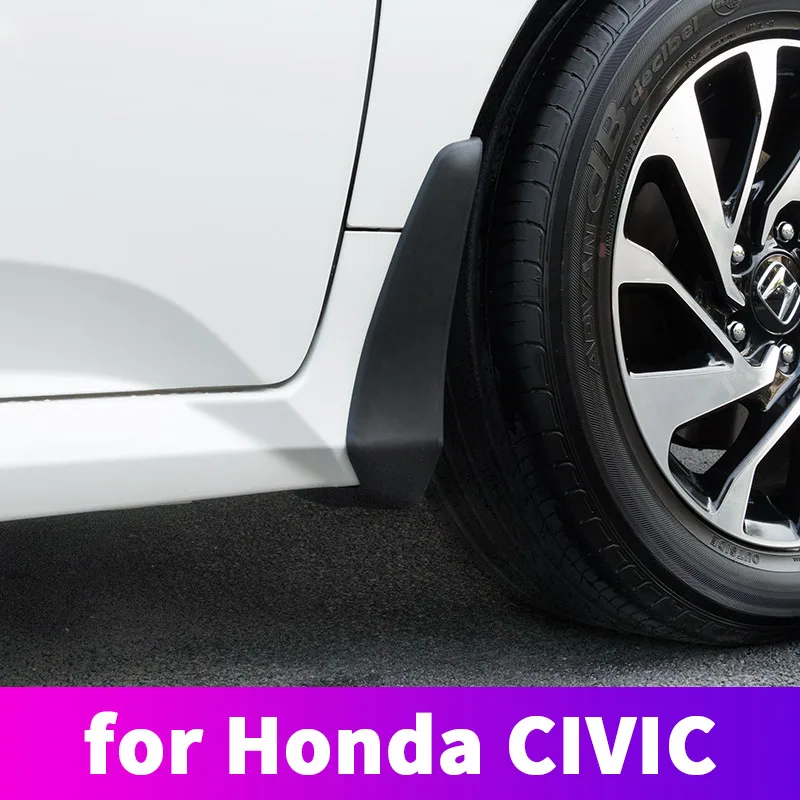 Защитна преграда за гуми на кола специална модификация украса за Honda Civic 10th 2016 2017 2018 2019
