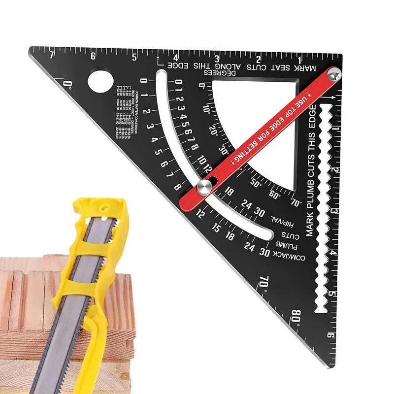 Измервателна линийка Транспортир Линия Инструмент за дърводелци Квадратна Регулируема Квадратна плотницкая маркиране Инструмент за полагане на плочки