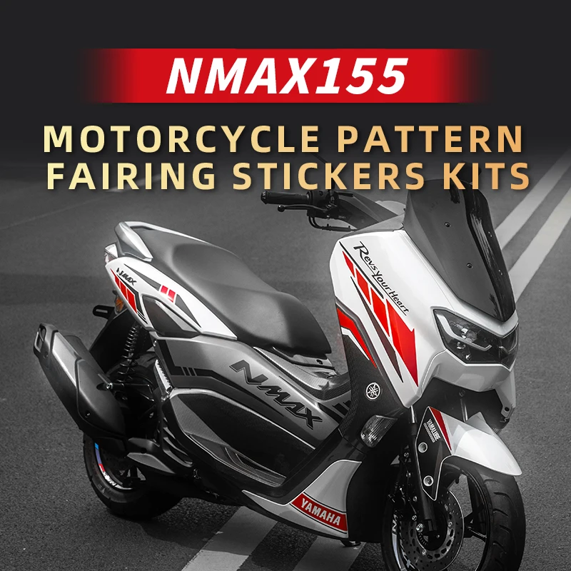 Използва се За YAMAHA NMAX155 2020 2022 години на Освобождаването на Мотоциклетни Етикети за ремонт на мотоциклети С Печат по цялата линия на купето Декоративни Стикери