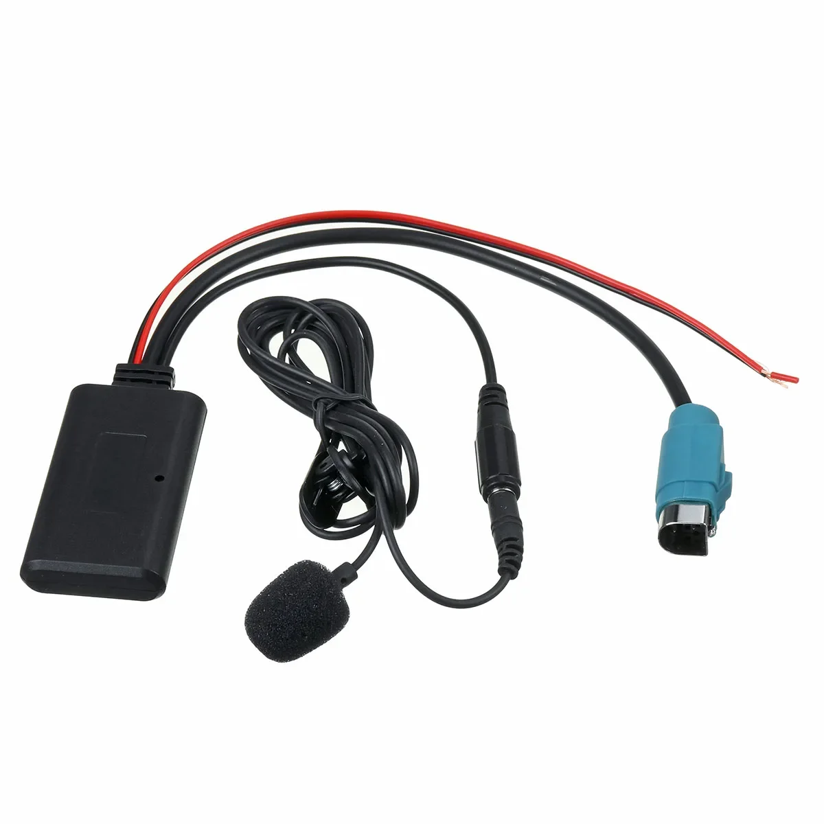 кабел-адаптер Bluetooth, Aux-приемник с микрофон За Alpine CD Host KCE-236B 9870/9872 за аудиоинтерфейса Aux хендсфри