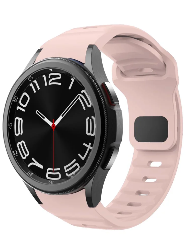Каишка за Samsung Galaxy Watch 4/5/6/Classic/pro 45 мм 44 мм 40 мм, 47 mm 43 mm, без пропуски 20 мм Силикон гривна correa watch 6 каишка