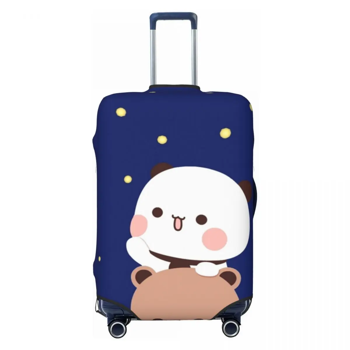 Калъф за куфара Bubu и Dudu Празнични прегръдка на мече Панда любов Практични аксесоари за багаж Защита при пътуване
