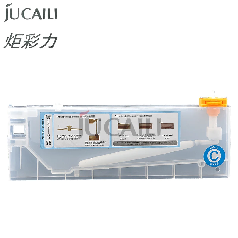Касети Jucaili 1pc 220ML sub с Датчик за Нивото на мастилото за китайския мастилено-струен принтер Human знам-color с дупка/без дупки