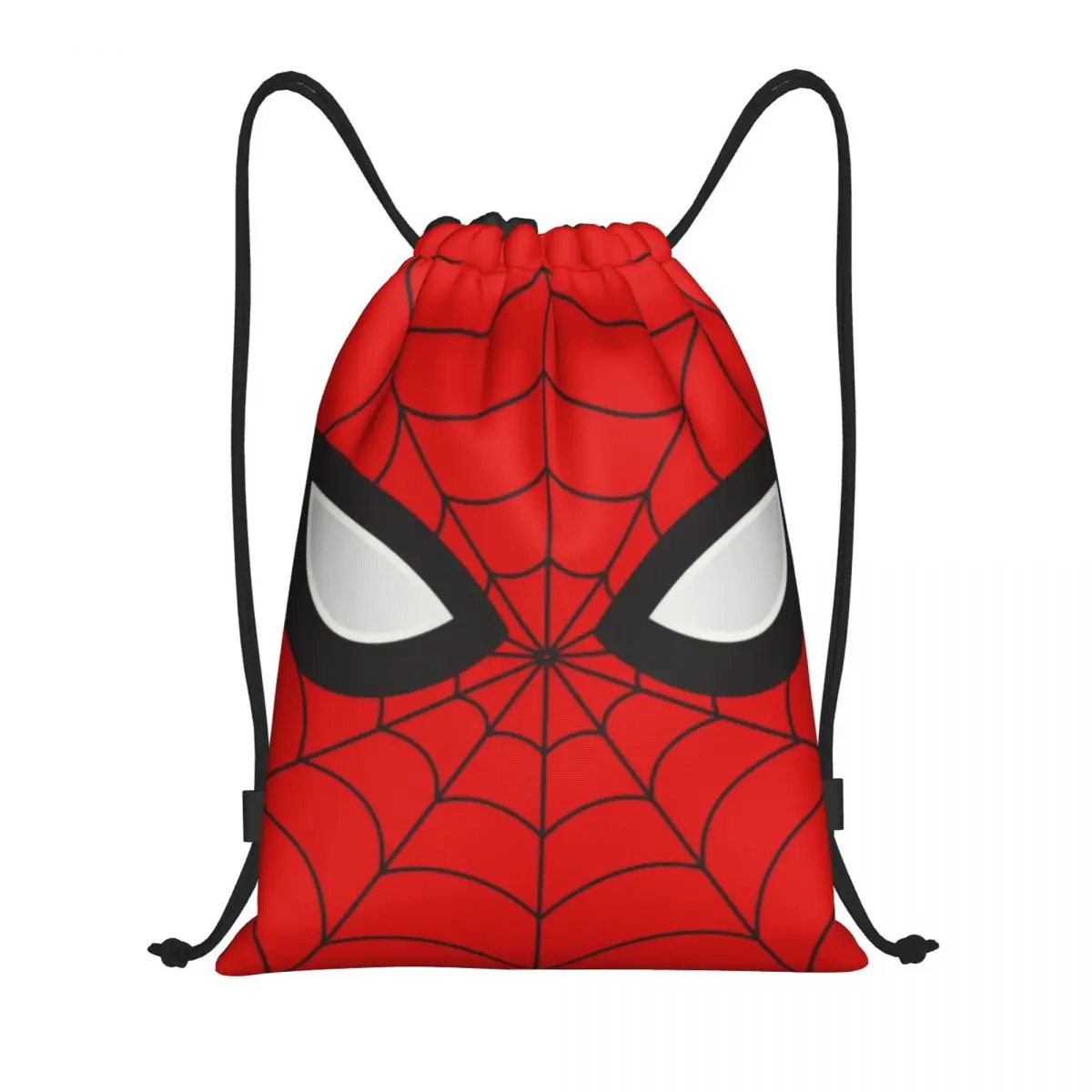Класическа червена чанта от съвсем малък под формата на паяжина, Дамски Мъжки Сгъваема спортна чанта за фитнес, Раници за пазаруване