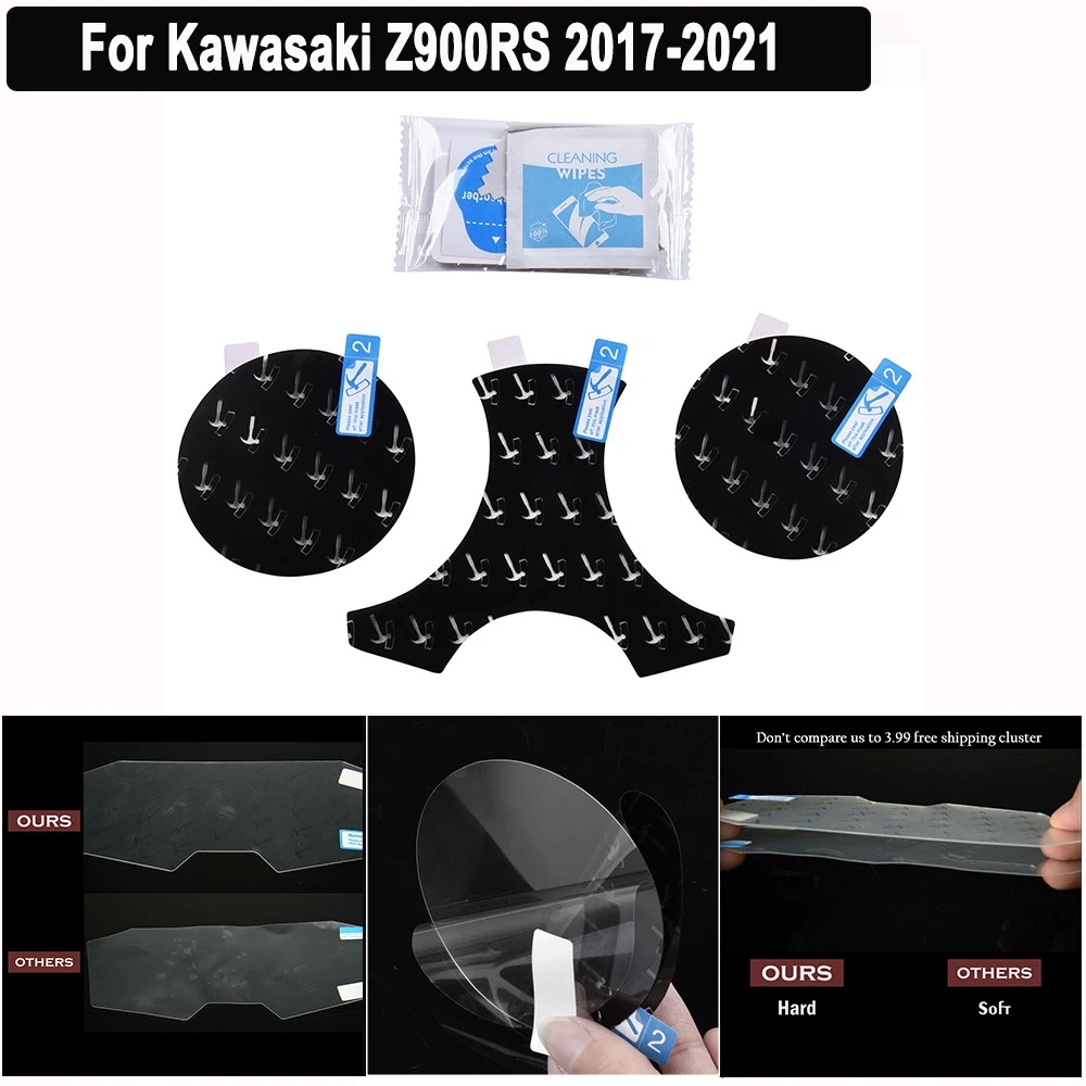 Клъстер Защита От Надраскване Speedo Film Screen Protector TPU за Kawasaki Z900RS ZR900 Cafe 2017 2018 2019 2020 2021 2022