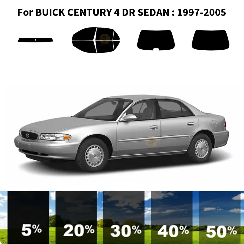 Комплект за UV-оцветяването на автомобилни прозорци от нанокерамики, автомобили фолио за прозорци за BUICK CENTURY 4 DR СЕДАН 1997-2005