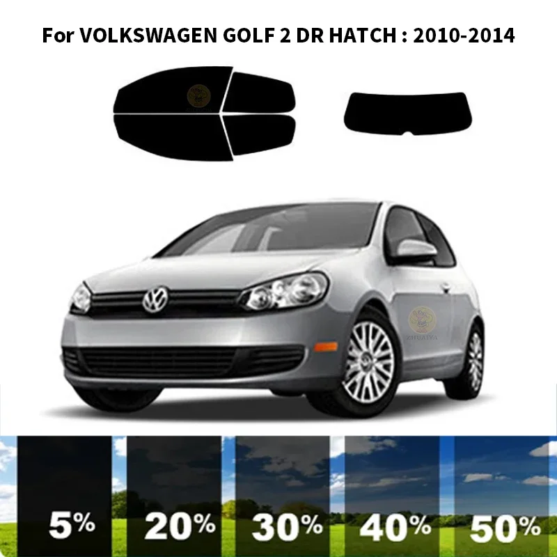 Комплект за UV-оцветяването на автомобилни прозорци от нанокерамики за VOLKSWAGEN GOLF 2 DR HATCH 2010-2014