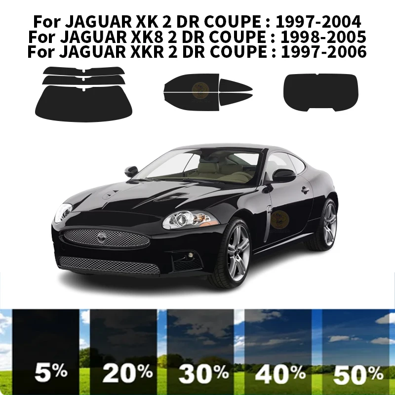 Комплект за UV-оцветяването на автомобилни прозорци от нанокерамики за JAGUAR XK 2 DR COUPE 1997-2004