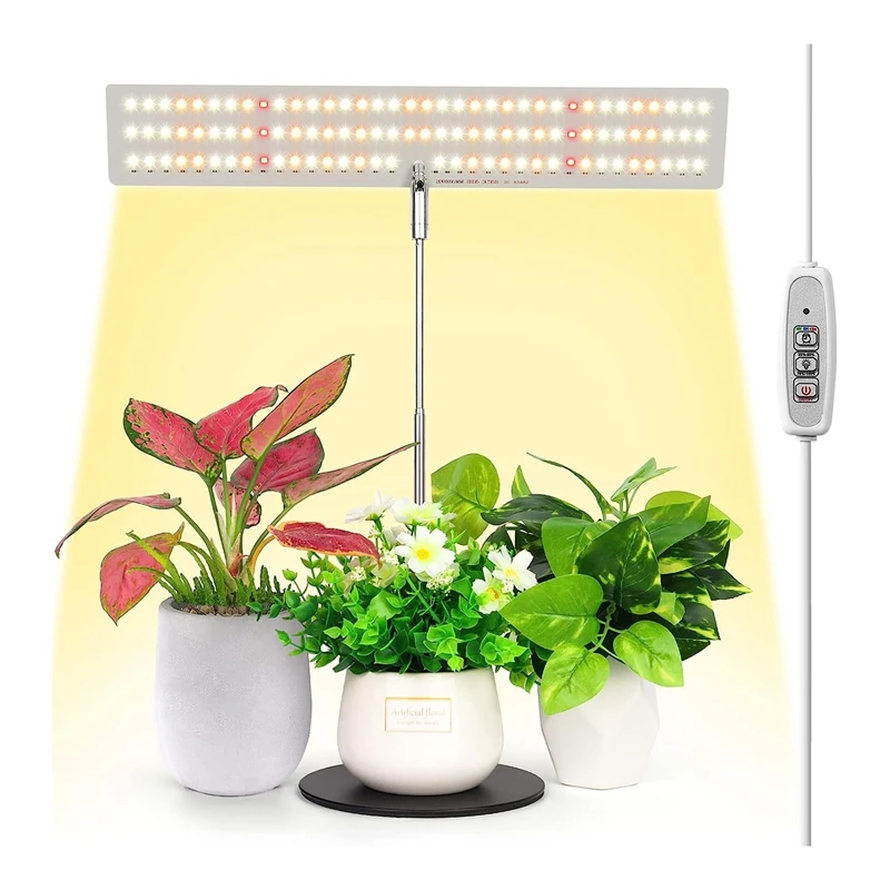 Лампа за отглеждане на растения Grow Light с регулируема височина, с таймер за автоматично включване / изключване 4 часа / 8 часа /12 часа