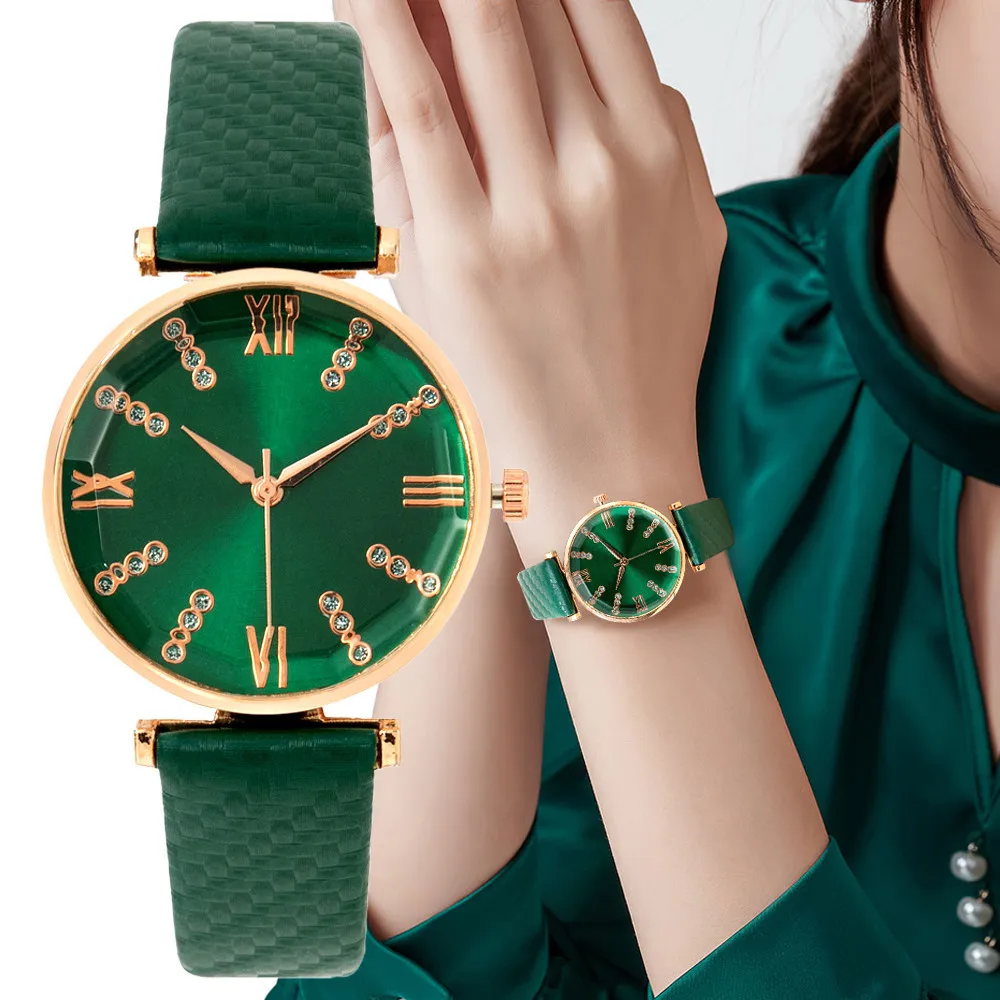 Луксозни розови дамски часовник с магнит 2023, Ново записване, дамски часовници с бриллиантовым циферблат