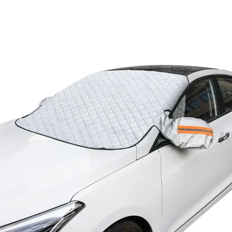 Магнитен авто снежна щит, за да се предотврати замръзване на сенника на предното стъкло, защита срещу замръзване, Дебели кола Снежна щит