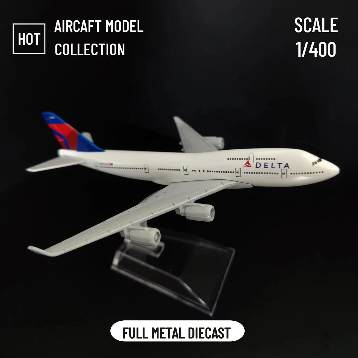Мащаб 1: 400 Метална копие на самолета Worldwide Airlines Самолет 