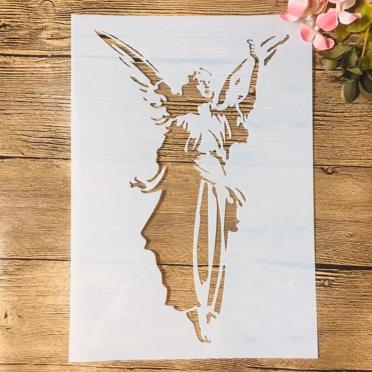 Многостенни листове Angel GoddessDIY формат А4 размерът е 29 см. Стенни рисуване, за оцветяване за албума с релефни, декоративен модел за албума
