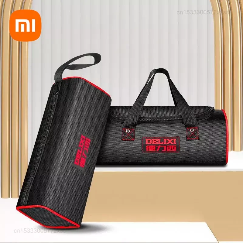 Многофункционална чанта за инструменти Xiaomi DELIXI от водоустойчива устойчива на износване здрав плат Оксфорд 1680D, преносима чанта за съхранение на електрозахранване, нова
