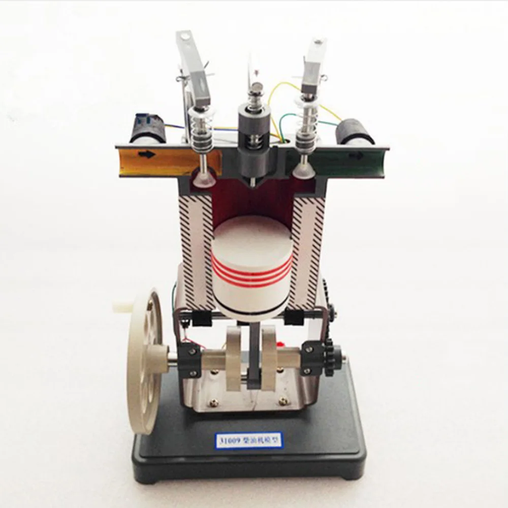 Модел на дизелов двигател Принцип на работа на двигателя с вътрешно горене Обзавеждане за физически експерименти