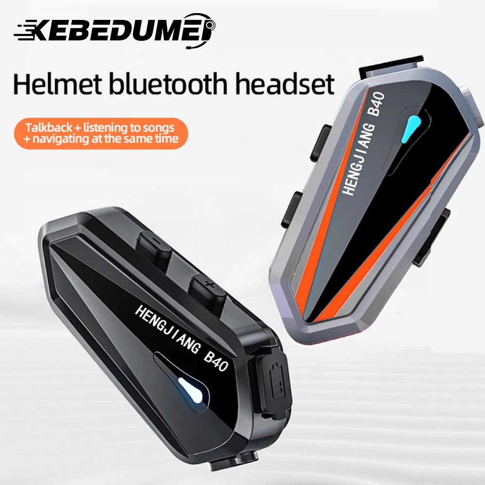Мотоциклет шлем Bluetooth Слушалки 5.3 Hi-Fi Стереомузыка Безжични Слушалки Хендсфри Водоустойчиви слушалки с шумопотискане