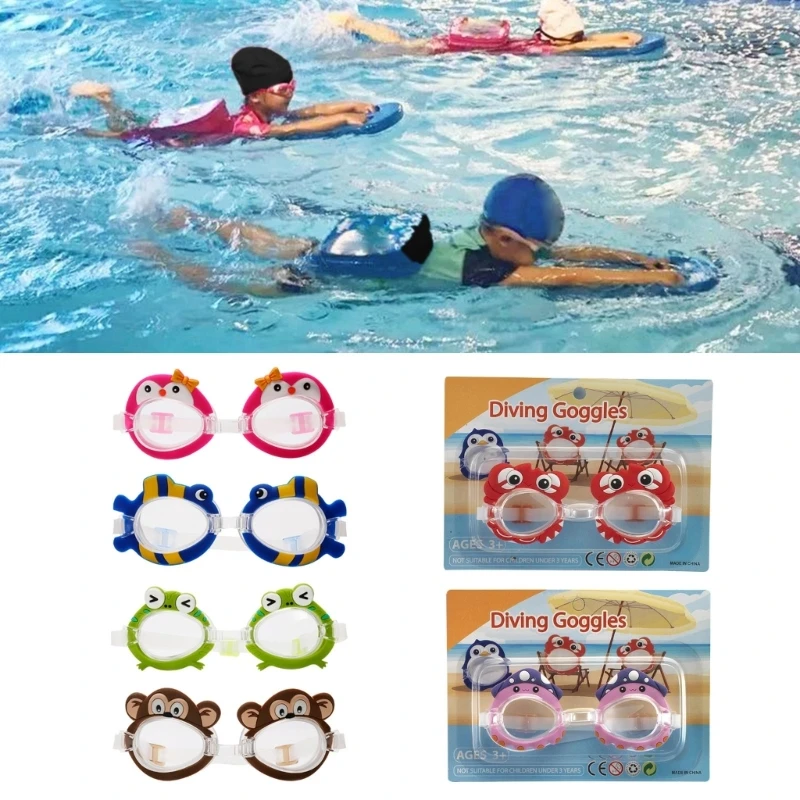 Мультяшные фарове за детски очила за плуване, слънчеви очила за гмуркане, очила за каране на сърф, мультяшные дизайнерски очила за плуване момчета и момичета