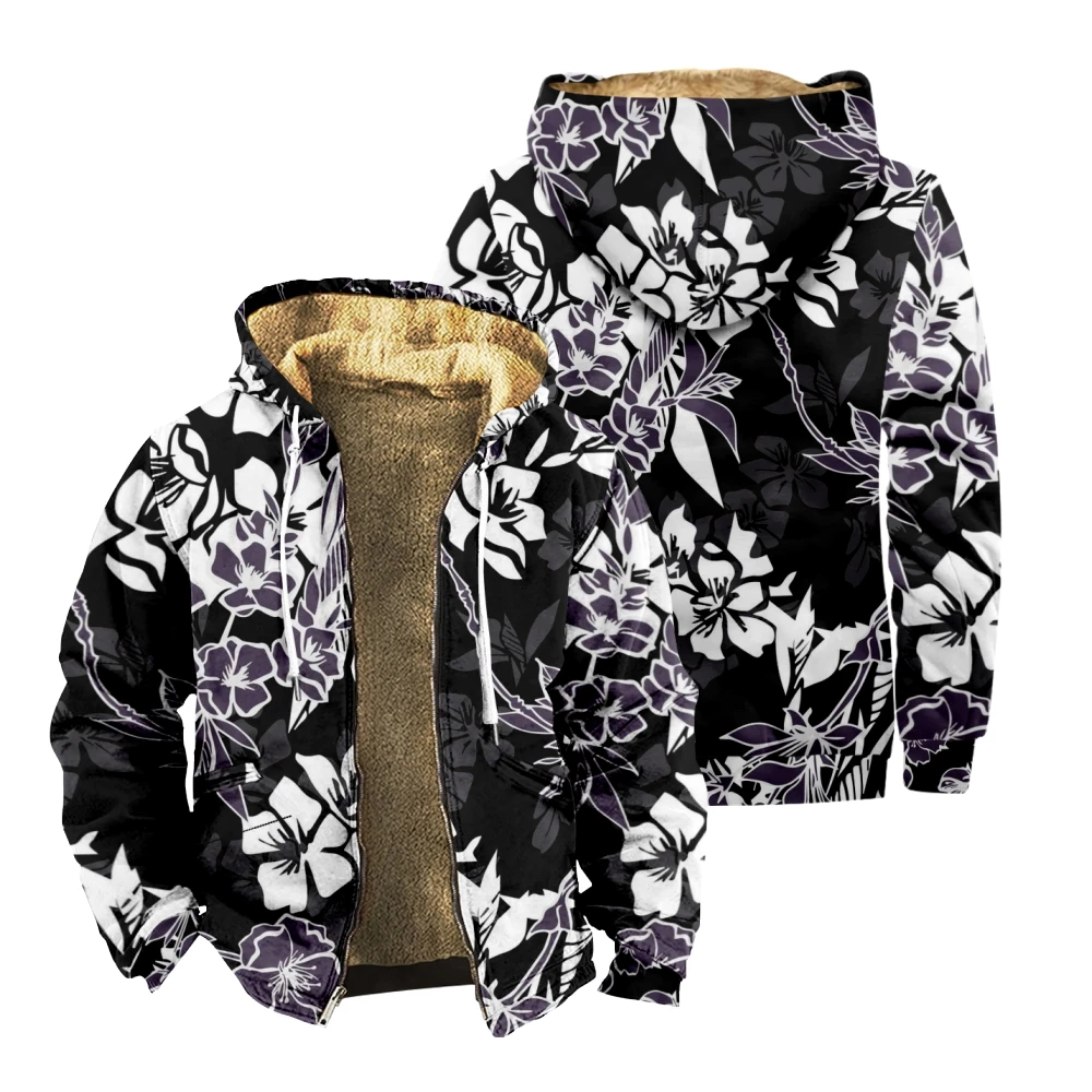 Мъжки ежедневни камуфляжная спортна hoody с флорални принтом, яке с качулка с цип и с дълъг ръкав, палто
