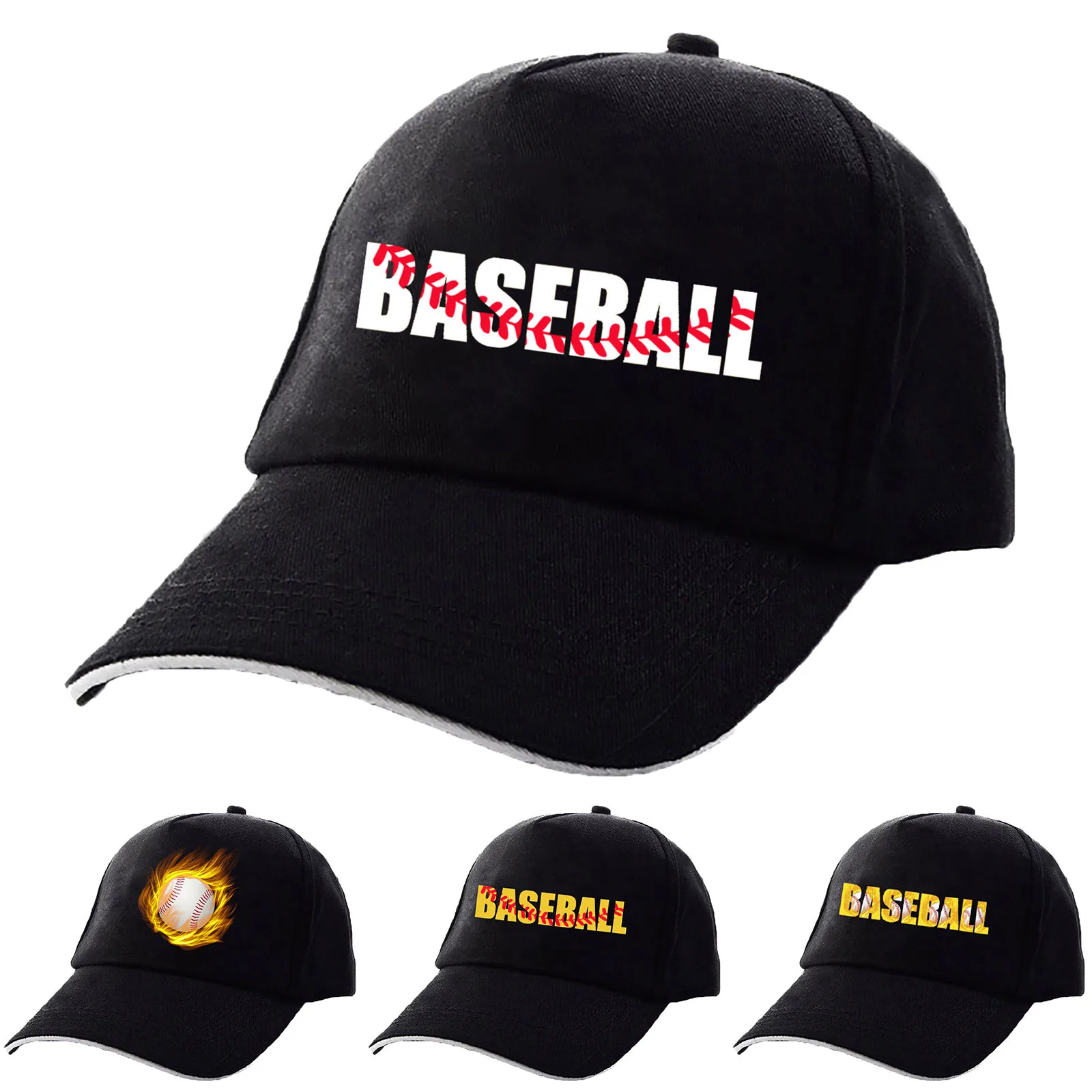 Мъжки и дамски бейзболна шапка за летни спортове на открито, Дишаща Удобна бейзболна шапка с сенника, ежедневни шапка