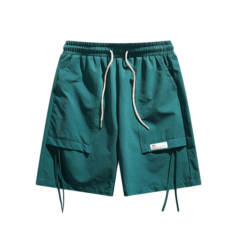 Мъжки нови летни шорти 2023 Летни Нови мъжки ежедневни панталони с быстросохнущей драпировкой, права тръба, свободна цепка, спортен тенденция